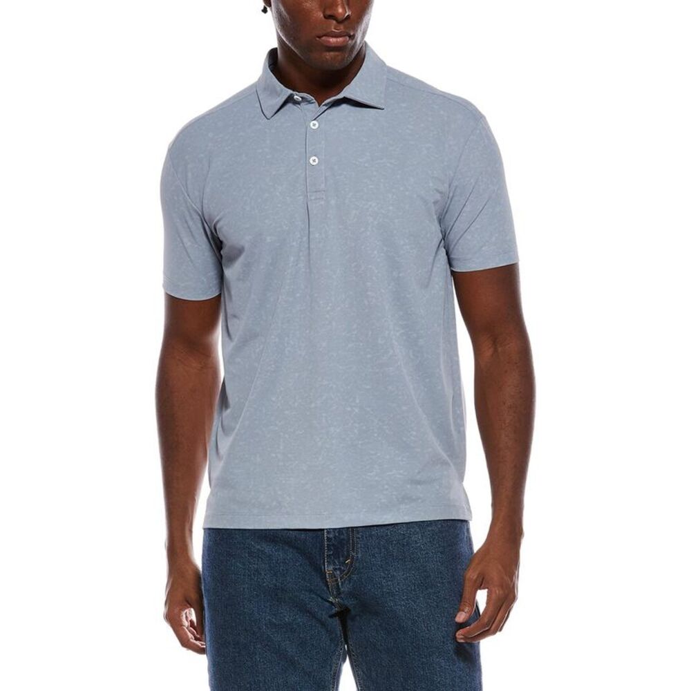 Vintage 1946 Mens Aero Cloud Polo Shirt, Blue